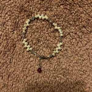 Ruby Birthstone Bracelet Kids